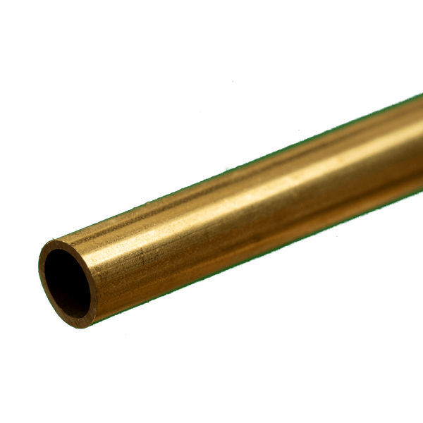 K&S 8210 actual round brass tube with 9/32 inch outside diameter