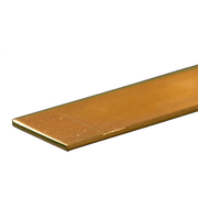 K&S 8248 Brass Strip – .064 × 1 × 12 Inches, 1 Piece– product image 1