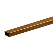K&S 8264 Rectangular Brass Tube – 1/8 x1/4 inch x12 Inch– product image 1