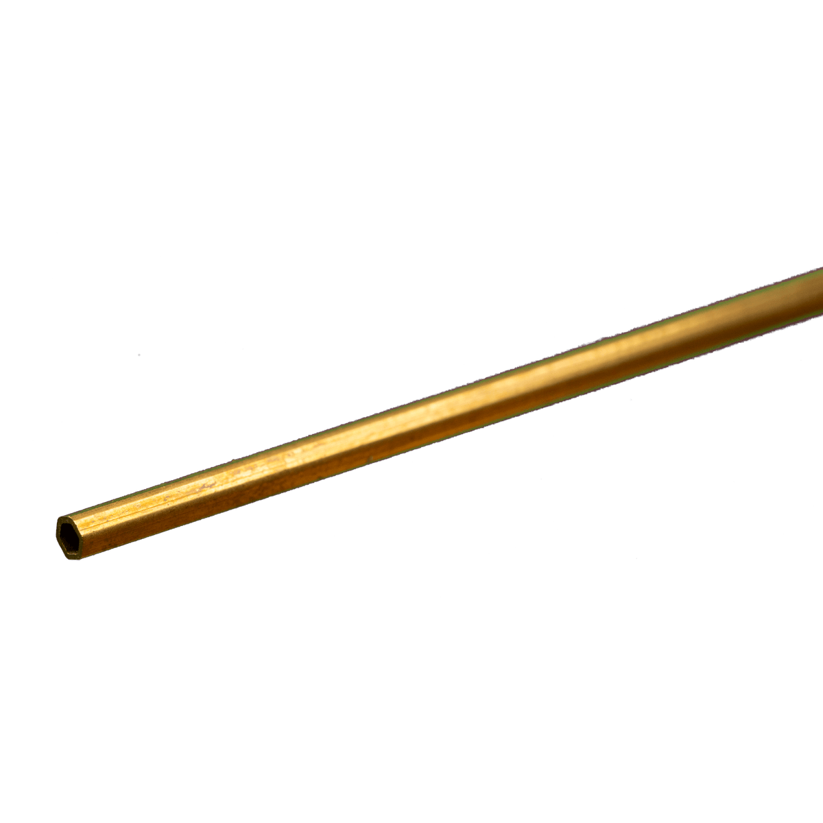K&S 8271 Hexagonal Brass Tube – 3/32 inch outside diameter x12 Inch– product image