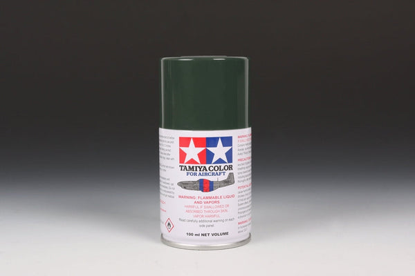 Tamiya AS-24 Dark Green (Luftwaffe) Aircraft Spray Paint — exact product reference