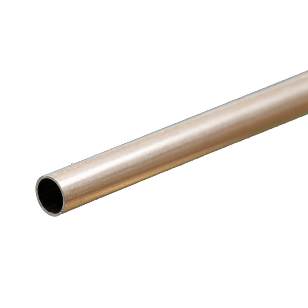 Round Aluminum Tube: 5/8" OD x 0.029" Wall x 12" Long (1 Piece) — exact K&S Engineering product reference