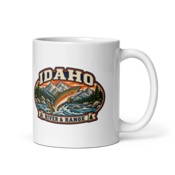 Idaho Heritage Badge Coffee Mug – 11 oz product mockup