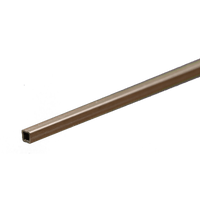 Square Aluminum Tube: 3/32" OD x 0.014" Wall x 12" Long (1 Piece) — exact K&S Engineering product view