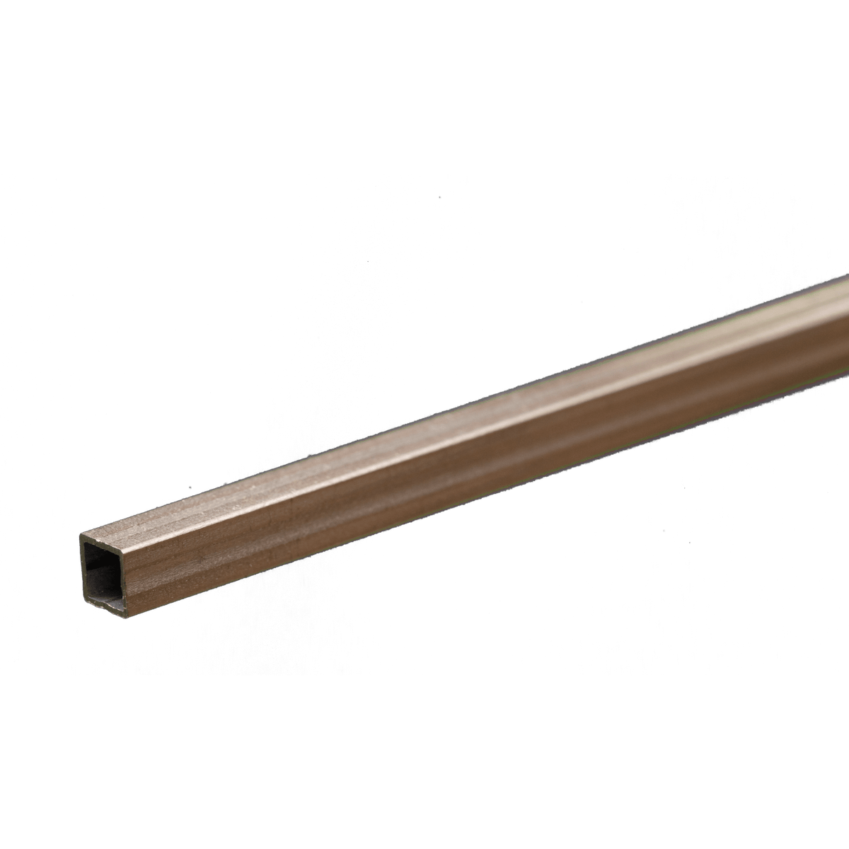 Square Aluminum Tube: 5/32" OD x 0.014" Wall x 12" Long (1 Piece) — exact product view