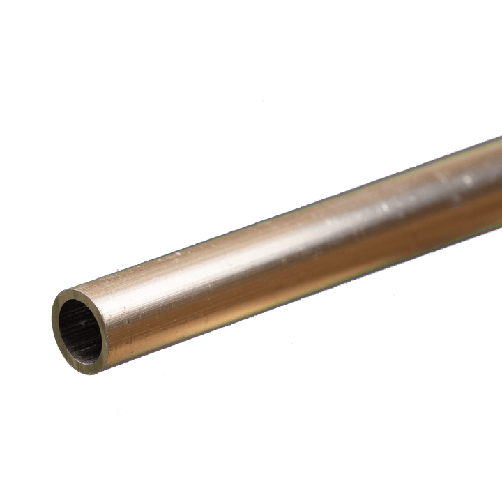Round Aluminum Tube: 5/16" OD x 0.035" Wall x 12" Long (1 Piece) — exact product view
