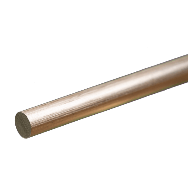 Round Aluminum Rod: 1/4" OD x 12" Long (1 Piece) — exact K&S Engineering product reference
