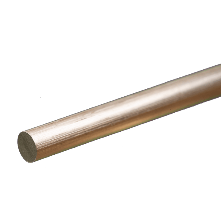Round Aluminum Rod: 1/4" OD x 12" Long (1 Piece) — exact K&S Engineering product reference