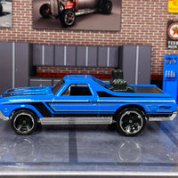 Loose Hot Wheels - 1968 Chevy El Camino - Blue and Black