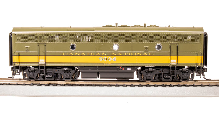 Broadway Limited Imports HO EMD F3B, CN 9004, Olive Green & Imitation Gold, No-Sound / DCC-Ready — product view 1