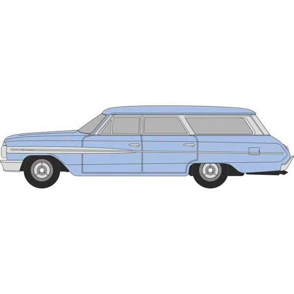 Oxford HO Scale Ford Country Sedan 1964 Skylight Blue — exact product view
