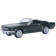 Oxford HO Scale Ford Mustang Convertible 1965 Ivy Green — exact product view