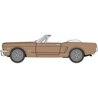 Oxford HO Scale Ford Mustang Convertible 1965 Prairie Bronze — exact Oxford Diecast product image