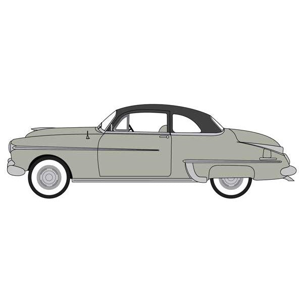 Oxford HO Scale Oldsmobile Rocket 88 Coupe 1950 Marol Grey / Black — exact product view