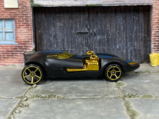 Loose Hot Wheels - HW Twin Mill - Satin Black and Gold 50th