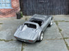 Custom Hot Wheels - Corvette Grand Sport - Silver - Chrome Steel Wheels - Rubber Tires