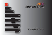 AFX 3-Inch Straight HO Slot Car Track – Pair — official AFX product view 2