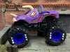 Loose Hot Wheels Monster Jam - Monster Truck - Jurassic Attack - Purple
