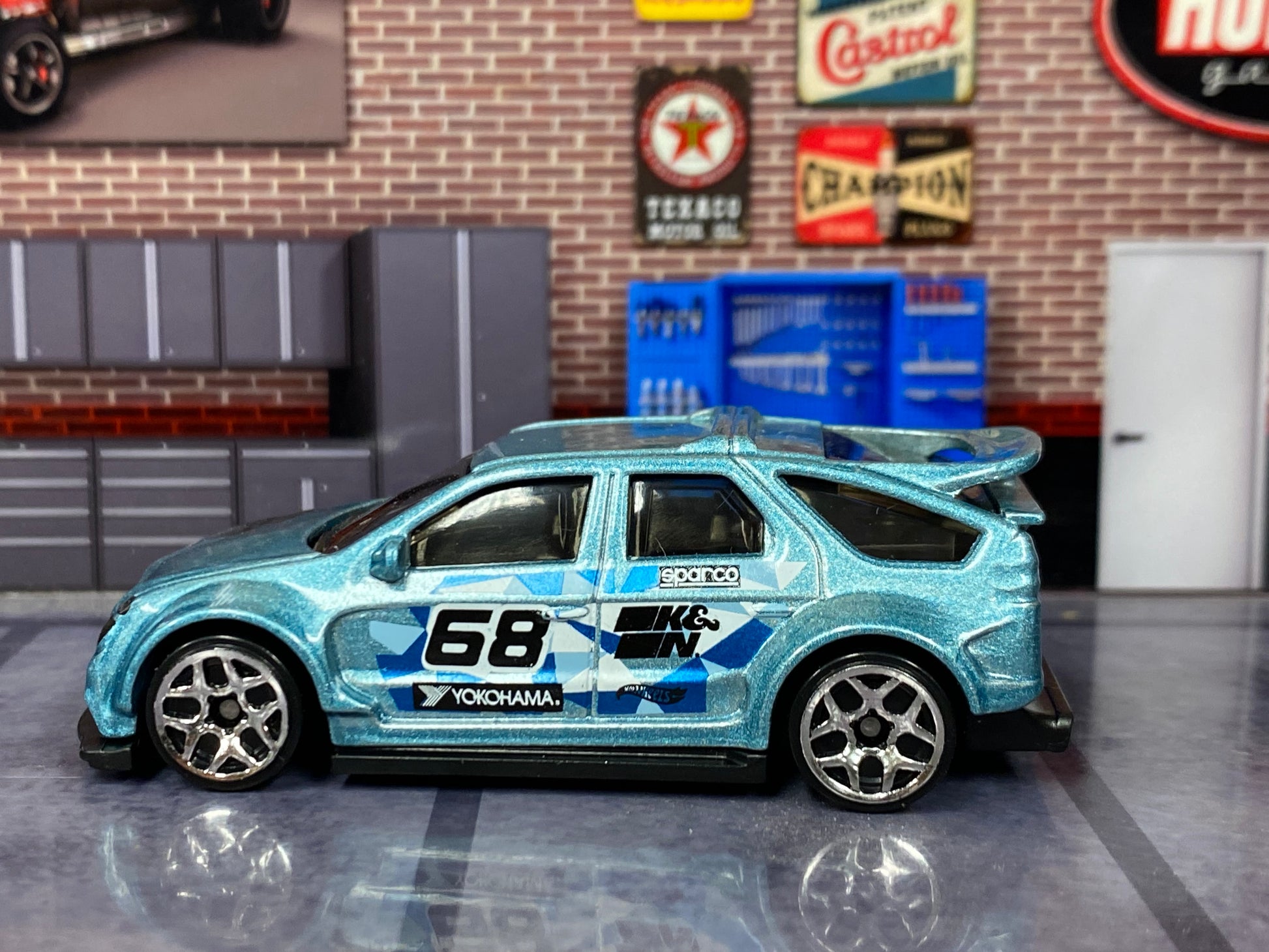 Loose Hot Wheels - Pontiac Aztek Custom - Light Blue