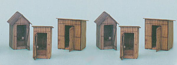 Banta Modelworks HO Scale 6 in 1 Outhouse Collection Kit – 2021 — exact product reference