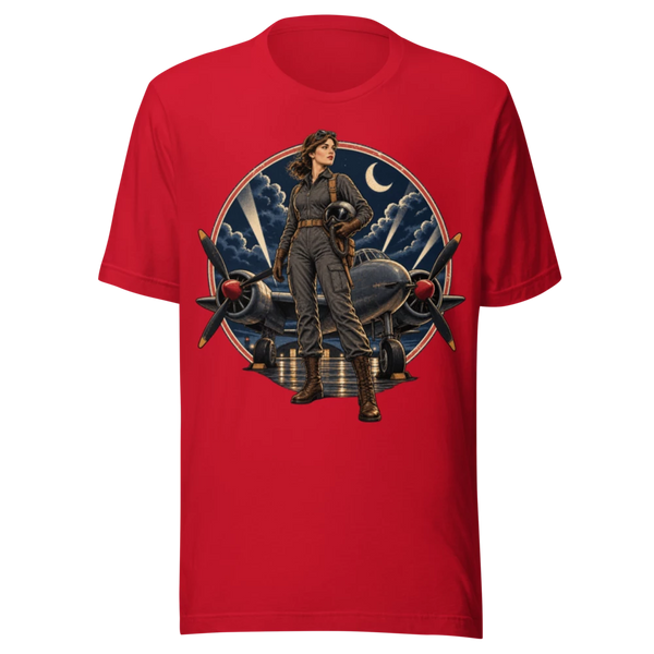 US Service Aviation Heroine 48 T-Shirt product mockup