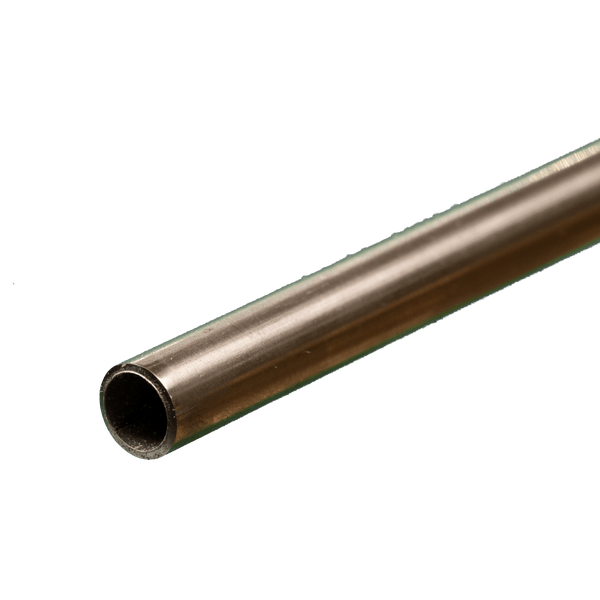 Round Stainless Steel Tube: 5/16" OD x 22 Gauge x 12" Long (1 Piece) — exact K&S Engineering product image