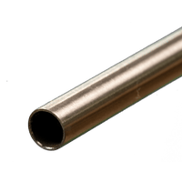Round Stainless Steel Tube: 3/8" OD x 22 Gauge x 12" Long (1 Piece) — exact K&S Engineering product image