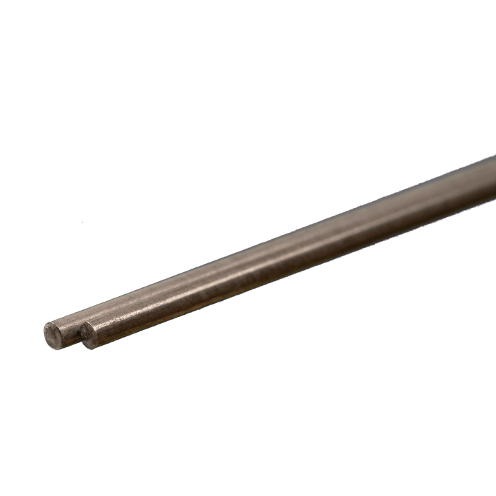 Round Stainless Steel Rod: 3/32" OD x 12" Long (2 Pieces) — exact K&S Engineering product reference