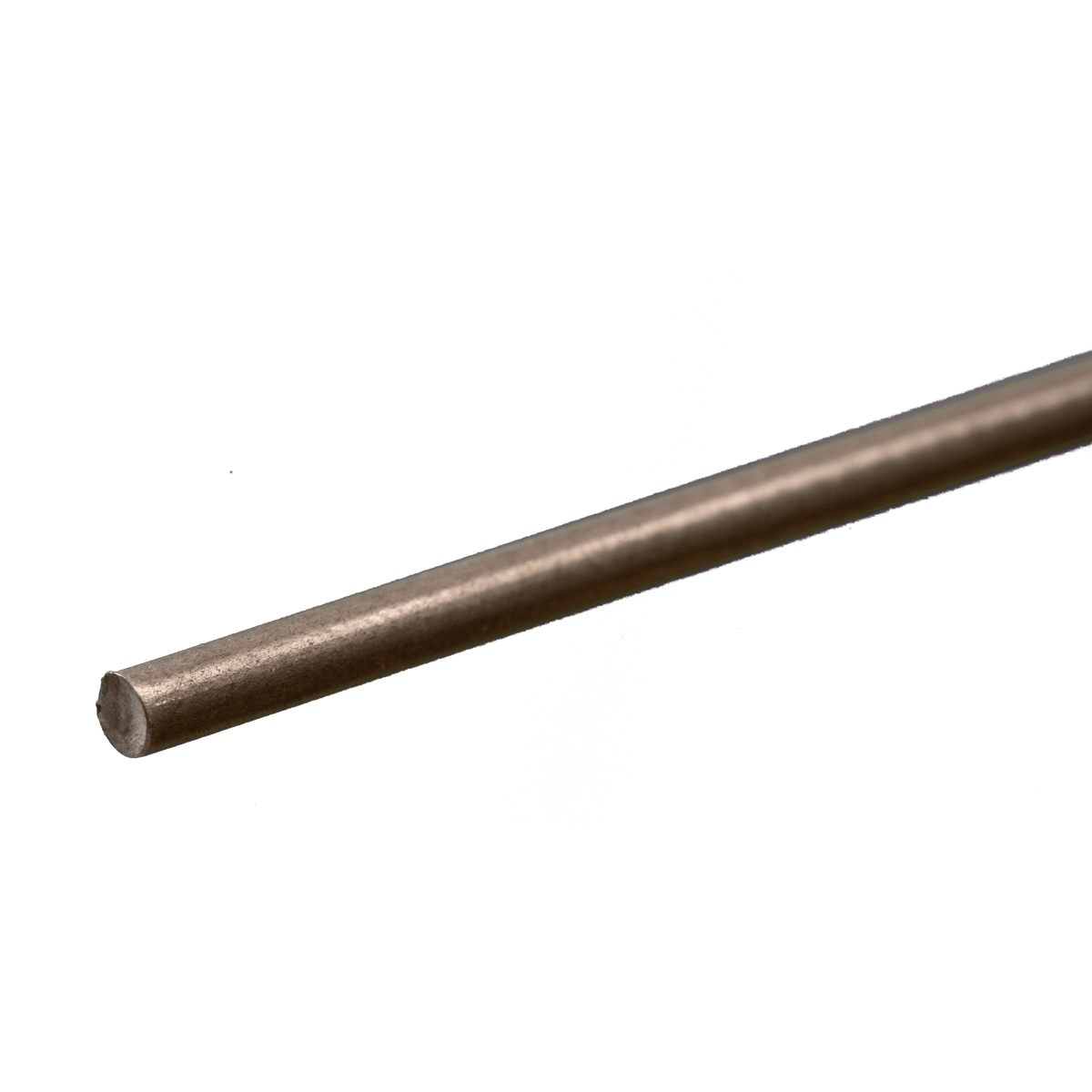 Round Stainless Steel Rod: 1/8" OD x 12" Long (1 Piece) — exact product view