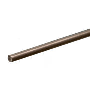 Round Stainless Steel Rod: 1/8" OD x 12" Long (1 Piece) — exact product view