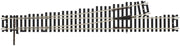 Atlas HO 393  Code 100 Mark V #6 Turnout, Left — manufacturer reference