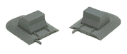 Atlas HO 470 True-Track Bumpers (2) — manufacturer reference