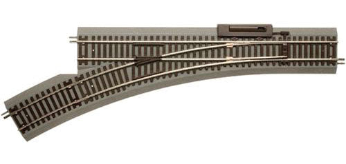 Atlas HO 482 True-Track 22" Radius Left Hand Manual Snap-Switch — manufacturer reference
