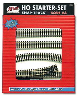 Atlas HO 588 Code 83 Track Starter Set — manufacturer reference