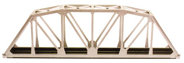 Atlas HO 594 Code 83 18" Through Truss Bridge Kit, Silver — manufacturer reference