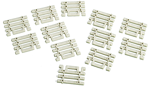 Atlas HO 599 Code 83 Concrete End Tie Sections (12) — manufacturer reference