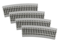 Lionel HO Scale 20" Radius half curve MagneLock Track (4) – 8768064 — exact product reference