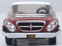 Actual Oxford Diecast 87CC61004 1961 Chrysler 300 Convertible, Closed front view