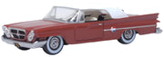 Actual Oxford Diecast 87CC61004 1961 Chrysler 300 Convertible, Closed three-quarter view