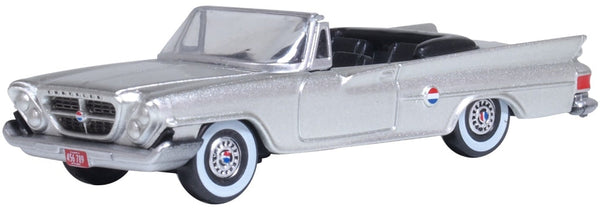 Actual Oxford Diecast 87CC61007 1961 Chrysler 300G Convertible, Open three-quarter view
