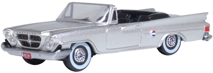 Actual Oxford Diecast 87CC61007 1961 Chrysler 300G Convertible, Open three-quarter view