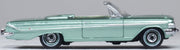 Oxford 87CI61007 1961 Chevrolet Impala Convertible, Arbor Green, 1:87 scale, passenger-side profile