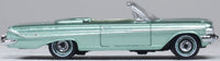 Oxford 87CI61007 1961 Chevrolet Impala Convertible, Arbor Green, 1:87 scale, passenger-side profile