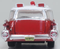 Oxford 87CM59001 1959 Miller-Meteor Ambulance, Approximately 1:100 scale, rear view
