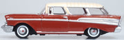 Oxford 87CN57008 1957 Chevrolet Nomad in Adobe Beige/Sierra Gold, 1:87 model, driver-side profile