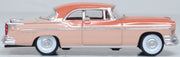 Oxford 87CNY55002 1955 Chrysler New Yorker St. Regis in Desert Sand/Canyon Tan, 1:87 model, passenger-side profile