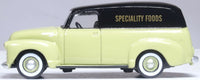 Oxford 87CV50004 1950 Chevrolet Panel Van Speciality Foods, 1:87 scale, driver-side profile