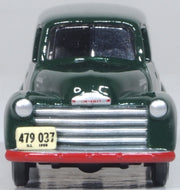 Oxford 87CV50005 1950 Chevrolet Panel Van Railway Express Agency, 1:87 scale, front view