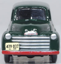 Oxford 87CV50005 1950 Chevrolet Panel Van Railway Express Agency, 1:87 scale, front view