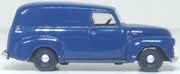 Oxford 87CV50006 1950 Chevrolet Panel Van, Mariner Blue, 1:87 scale, passenger-side profile